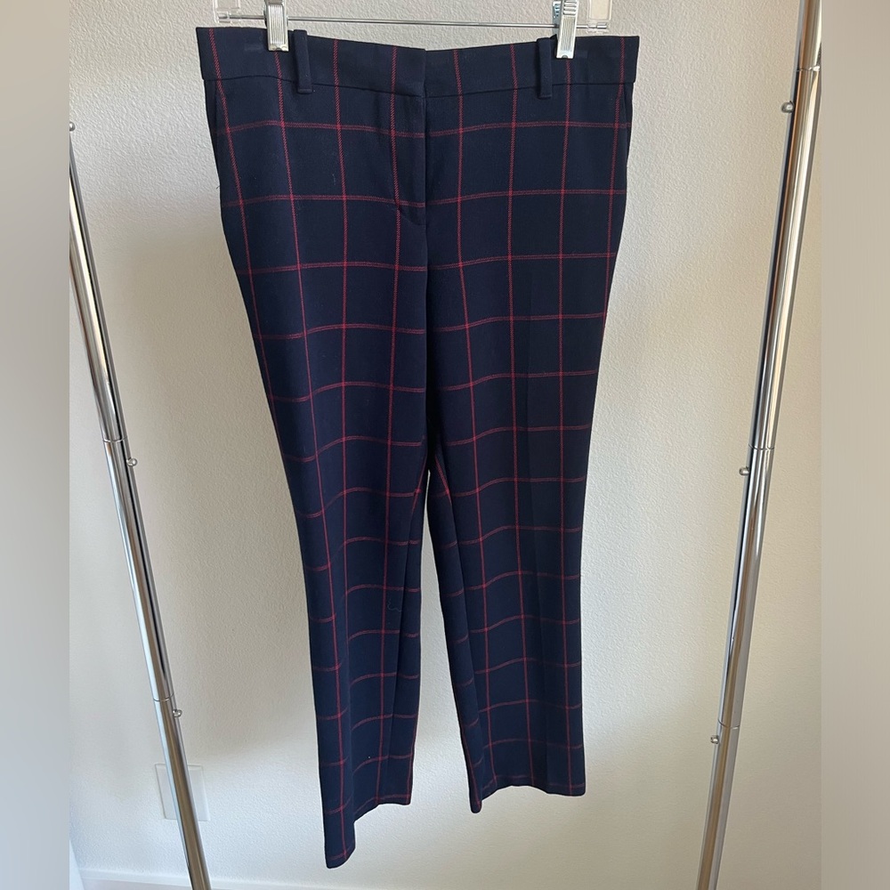 Ann Taylor plaid trousers